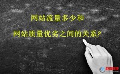 seo網站推廣公司：網站流量多少和網站質量優(yōu)劣之間的關系?