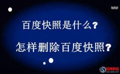 百度快照是什么?怎樣刪除百度快照?