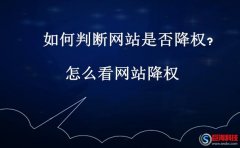 如何判斷網站是否降權?怎么看網站降權